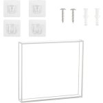 Cadre de pr�sentation pour cd en acrylique transparent - support mural - taille standard