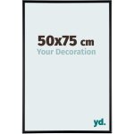 Cadre puzzle 50x75 cm - noir mat - aluminium - kent.