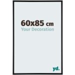 Cadre puzzle 60x85 cm - noir mat - aluminium - kent.