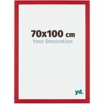 Cadre puzzle 70x100 cm - rouge - mdf - mura.