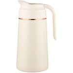 Cafeti�re isotherme en acier inoxydable de qualit� alimentaire avec couvercle � bouton - poussoir, double ...