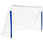 Cage et but de football portable - base m�tal pliable et filet - sac de transport - installation rapide ...