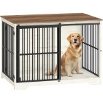 Cage pour chiens, 110 cm table d?appoint, niche moderne pour chiens, cage pour chiots, maisonnette pour ...