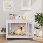 Cage pour chien interieur, 93x64x58cm, cage de transport pour animaux, maison pour chien, caisse pour ...