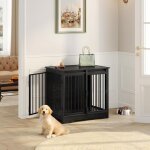 Cage pour chiens, table d?appoint, niche moderne pour chiens, cage pour chiots, maisonnette pour animaux, ...