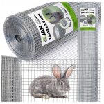 Cage d'�levage anti - rongeurs en grillage soud� 13 x 13 x 0, 8 m, hauteur 150 cm