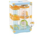 Cage hamster 3 Étages 27. 5x20. 5x42. 5cm habitat petit animal avec tubes jeux maisonnette compartiments ... Cage hamster 3 Étages 27. 5x20. 5x42. 5cm habitat petit animal avec tubes jeux maisonnette compartiments ...