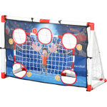 Cage de handball enfant exterieur but 5 zones cibles ballon de handball gonflable pompe 116 x 48 x 76 ...