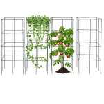 Cage de support pour plants de tomates cadre en metal 100 cm lot de 4