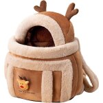 Cage de transport pour chien - sac de voyage chaud pour l'hiver - sac � dos portable - sac � bandouli�re ...