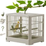 Cage de voyage pour petites oiseaux, grande cage  oiseaux pour perroquets - cages  oiseaux portatives ...