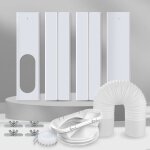 Cainda kit d'vent de fentre de climatiseur portable, joint de fentre de climatiseur pour tuyau d'chappemen ...