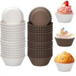 Caissettes cupcake, 400 pi�ces mini caissettes � muffins en papier, moules doublures � muffins g�teaux ...
