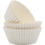 Caissettes � cupcakes, blanches (300)