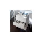 Caisson de bureau 3 tiroirs 42x42x57 cm blanc brillant Caisson de bureau 3 tiroirs 42x42x57 cm blanc brillant