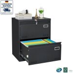 Caisson de bureau - deux tiroirs - contemporain - acier lamin� � froid, imperm�able et r�sistant � l'humidit� ...