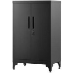 Caisson de bureau placard polyvalent armoire de bureau � 2 portes verrouillable 40 x 60 x 90 cm meuble ...