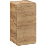Otitec - caisson meuble bas de salle de bain - chne artisanal dor - l32 - h65 - p32 - arriba - chne ...