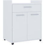 Caisson roulant ansel, blanc, 60x40cm avec tiroirs, vicco