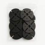 Cale amortisseur anti bruit 97 mm par 50 pcs pour plot mccover - coloris - noir