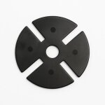 Cale amortisseur anti bruit 97 mm pour plot � l'unit� mccover coloris - noir