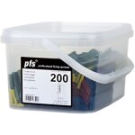 Cales terrasse pvc autodrainantes pour lambourde (200 pcs)