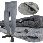 Cale�on long pour homme, legging isolant, �pais et chaud, en coton, pour l'hiver, taille m