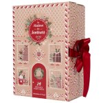 Calendrier de l'avent 24 bougies parfum�es  ginger  30cm marron