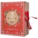 Calendrier de l'avent bougies & surprises  no�l  31cm rouge