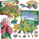 Calendrier de l'avent de nol 2025, figurine de dinosaure raliste, compte  rebours de 24 jours, cadeau ...