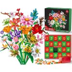 Calendrier de l'avent de noël, bouquets de fleurs, boîte surprise, bouquet de marguerites, 24 jours de ... Calendrier de l'avent de noël, bouquets de fleurs, boîte surprise, bouquet de marguerites, 24 jours de ...