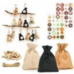 Calendrier de l'avent  remplir soi - mme - 24 pochettes cadeaux - diy kit nol