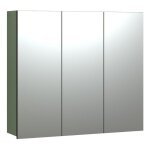 Calicosy - armoire de toilette 3 portes miroir l90 cm - purebliss
