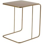 Calicosy - bout de canap� avec plateau en m�tal h46 cm - owen