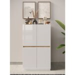 Calicosy - buffet haut 4 portes utopia - h170 cm