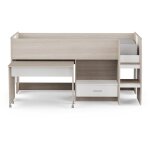 Habitat et jardin - calicosy - lit combin bureau 1 tiroir 90x200 cm sommier inclus l120, 9 cm - nano ...