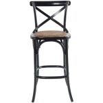 Calicosy - signature - chaise de bar en bois massif et cannage l50 cm - bistrot Calicosy - signature - chaise de bar en bois massif et cannage l50 cm - bistrot