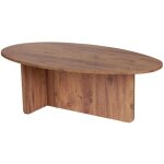 Calicosy - table basse avec plateau ovale l125 cm - anna