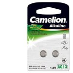 Camelion ag13 / lr44 / 357 pile bouton alcaline 2 pi�ces.