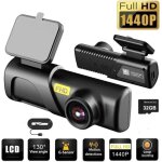 Cam�ra embarqu�e 2k pour voiture - avec wi - fi et bluetooth - d�tection de mouvement - assistance vocale ...