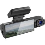 Cam�ra embarqu�e , cam�ra avant et arri�re, enregistreur de conduite avec vision nocturne 1080p, mode ...