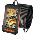 Cam�ra endoscopique hd 1080p, cam�ra d'inspection de canalisations, �cran lcd 4, 3 pouces, �tanche ip67, ...