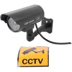Camras factices pour extrieur & intrieur, fausse camra de surveillance cctv avec led clignotante ...