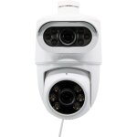 Camra ip extrieure motorise 2k avec double objectif homecam dual ptz - avidsen - 127156