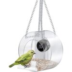 [avec cam�ra] mangeoire � oiseaux suspendue intelligente d'ext�rieur avec cam�ra