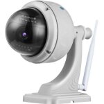 Cam�ra panoramique sans fil � 360 degr�s wifi maison vision nocturne � distance ext�rieure avec moniteur ...