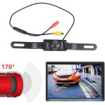 Cam�ra de recul syst�me de stationnement de plaque d'immatriculation automotive vision nocturne cam�ra ...