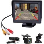 Camra de recul voiture avec 4, 3 pouces cran lcd moniteur camera 12 led vision nocturne impermable ...