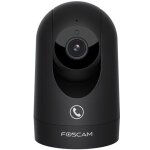 Camra rotative wifi foscam r8m 8mp radar micro - ondes noir
