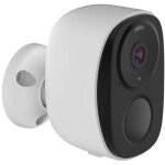 Cam�ras de s�curit� ext�rieure sans fil, cam�ra de s�curit� wifi aliment�e par batterie 2k 3mp avec sir�ne ...